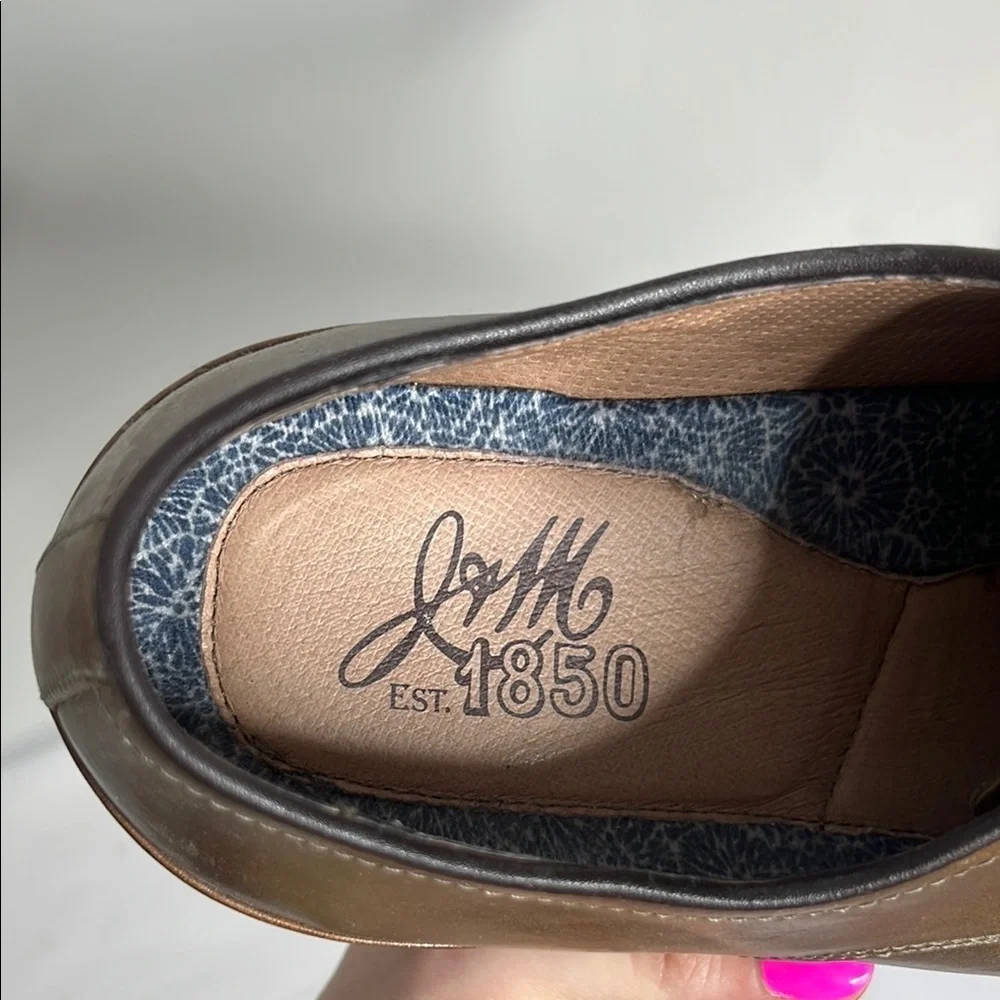 Men's Brown Leather Shoes - Picture 2 of 5